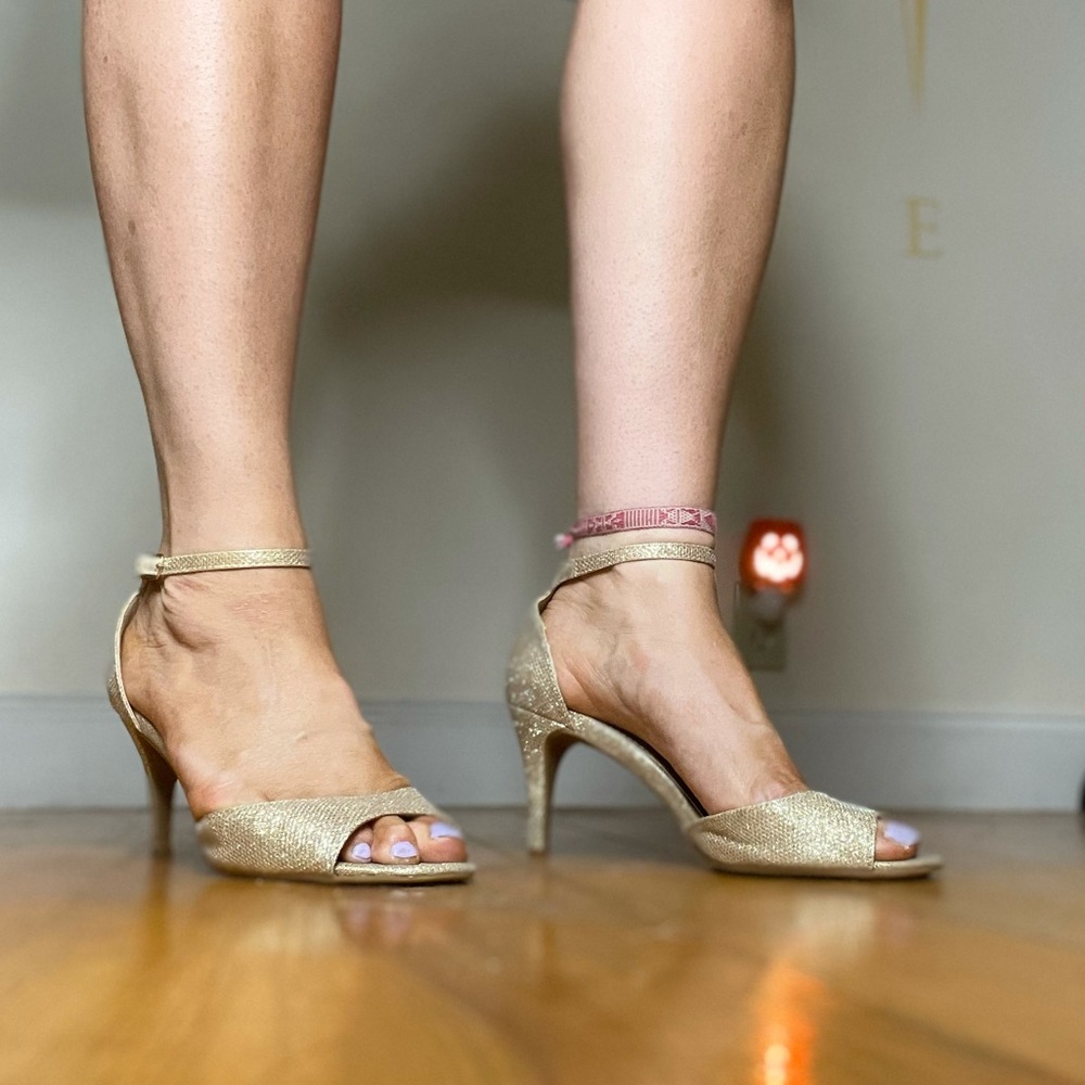 Gold size 9.5 heels